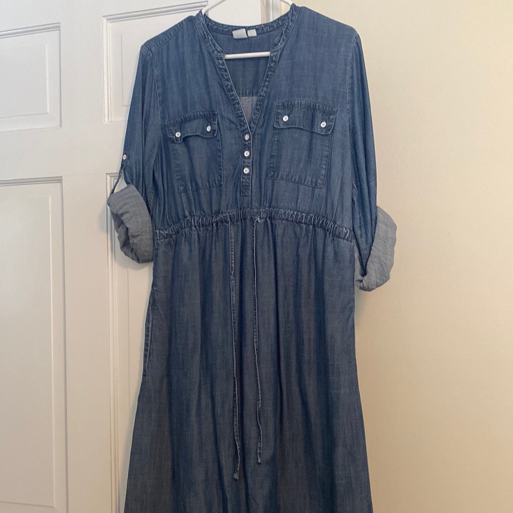 Gap Maternity chambray dress